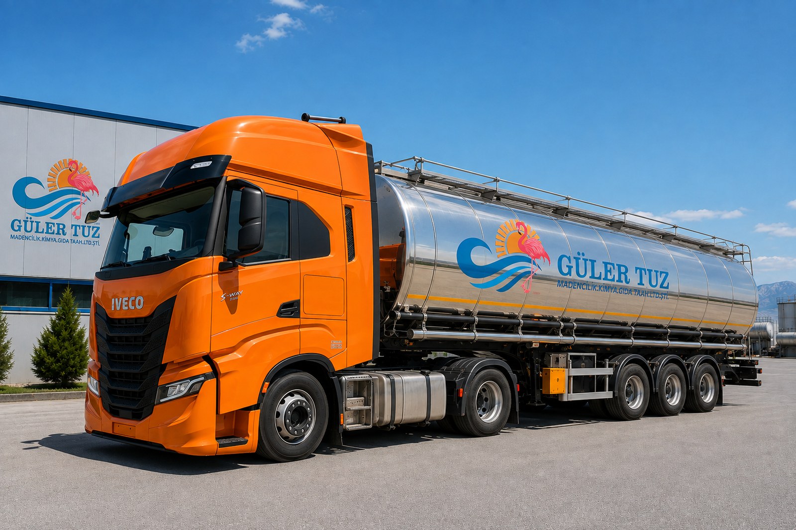 Güler Tuz Flüssigsalz 25–26°Bé (gesättigte Sole), Tankwagenlieferung